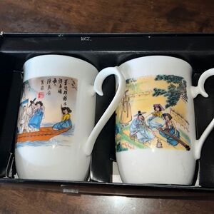Korean folkcraft  mug set ..ceramic